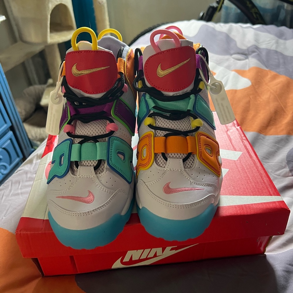 Nike jordan Air 96 limited edition size 10 . White , orange , blue , purple. - Picture 3 of 12
